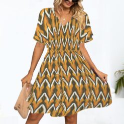 Alternative view of EUNICE - Tunic Dress (Palm Social)
