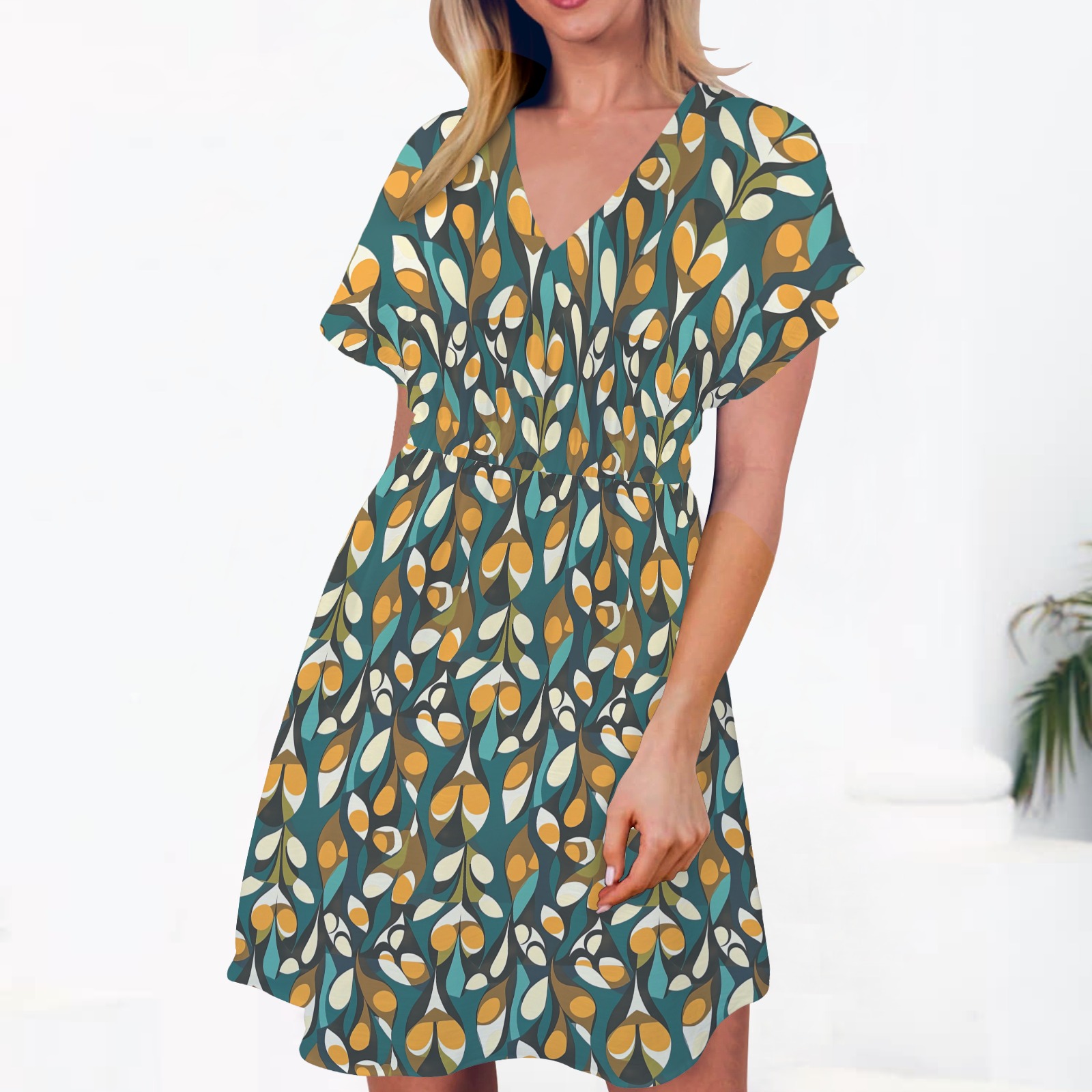 EUNICE - Tunic Dress (Wild Bloom)