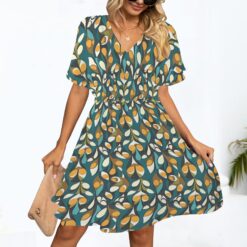 Alternative view of EUNICE - Tunic Dress (Wild Bloom)