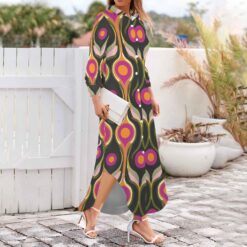 Alternative view of HILDA - Maxi Shirt Dress (Solar Muse)