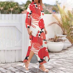 Alternative view of HILDA - Maxi Shirt Dress (Bloom Riot)
