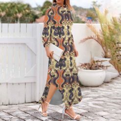 Alternative view of HILDA - Maxi Shirt Dress (Mirage Bloom)