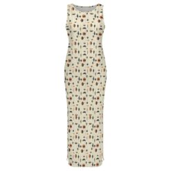 Alternative view of Drucilla - Side Slit Sheath Dress - (Solar Glyph)