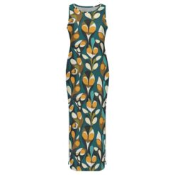 Alternative view of Drucilla - Side Slit Sheath Dress - (Wild Bloom)