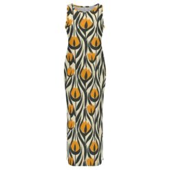 Alternative view of Drucilla - Side Slit Sheath Dress - (Golden Echo)