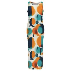 Alternative view of Drucilla - Side Slit Sheath Dress (Solar Collision)