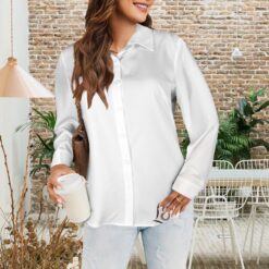 Alternative view of HENRIETTA - Button Up Blouse (Milk)