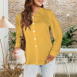 Alternative view of HENRIETTA - Button Up Blouse (Sunflower)