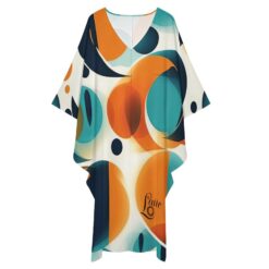 Alternative view of JONI - Caftan Dress - One Size Fits All (Solar Collision)