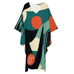 Alternative view of JONI - Caftan Dress - One Size Fits All (Op Art)
