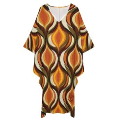 Alternative view of JONI - Caftan Dress - One Size Fits All (Amber Echo)