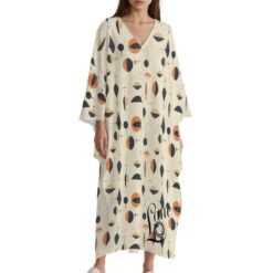 JONI - Caftan Dress - One Size Fits All (Solar Glyph)