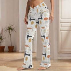 Magda - Tummy Control Flared Leggings (Mod Hotel)