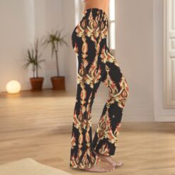 Alternative view of Magda - Tummy Control Flared Leggings (Ember Totem)