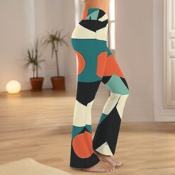 Alternative view of Magda - Tummy Control Flared Leggings (Amber Echo)