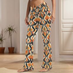 Magda - Tummy Control Flared Leggings (Sunfire Bloom)