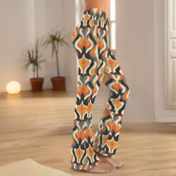 Alternative view of Magda - Tummy Control Flared Leggings (Sunfire Bloom)