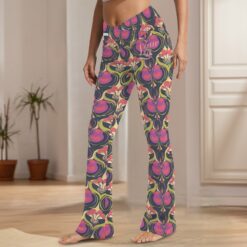 Magda - Tummy Control Flared Leggings (Velvet Voltage)