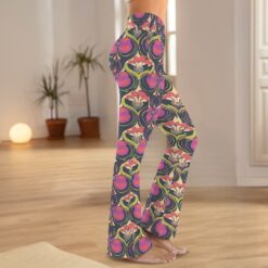 Alternative view of Magda - Tummy Control Flared Leggings (Velvet Voltage)