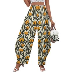 Rita — Barrel Leg Pants - (Golden Echo)