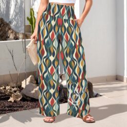 ETTA - High Waist Wide Leg Pants (Chromatic Drift)
