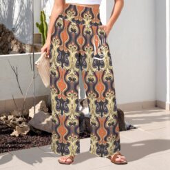 ETTA - High Waist Wide Leg Pants (Electric Baroque)