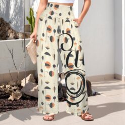 ETTA - High Waist Wide Leg Pants (Solar Glyph)
