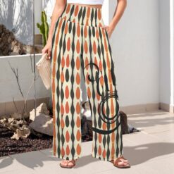 ETTA - High Waist Wide Leg Pants (Molten Pulse)